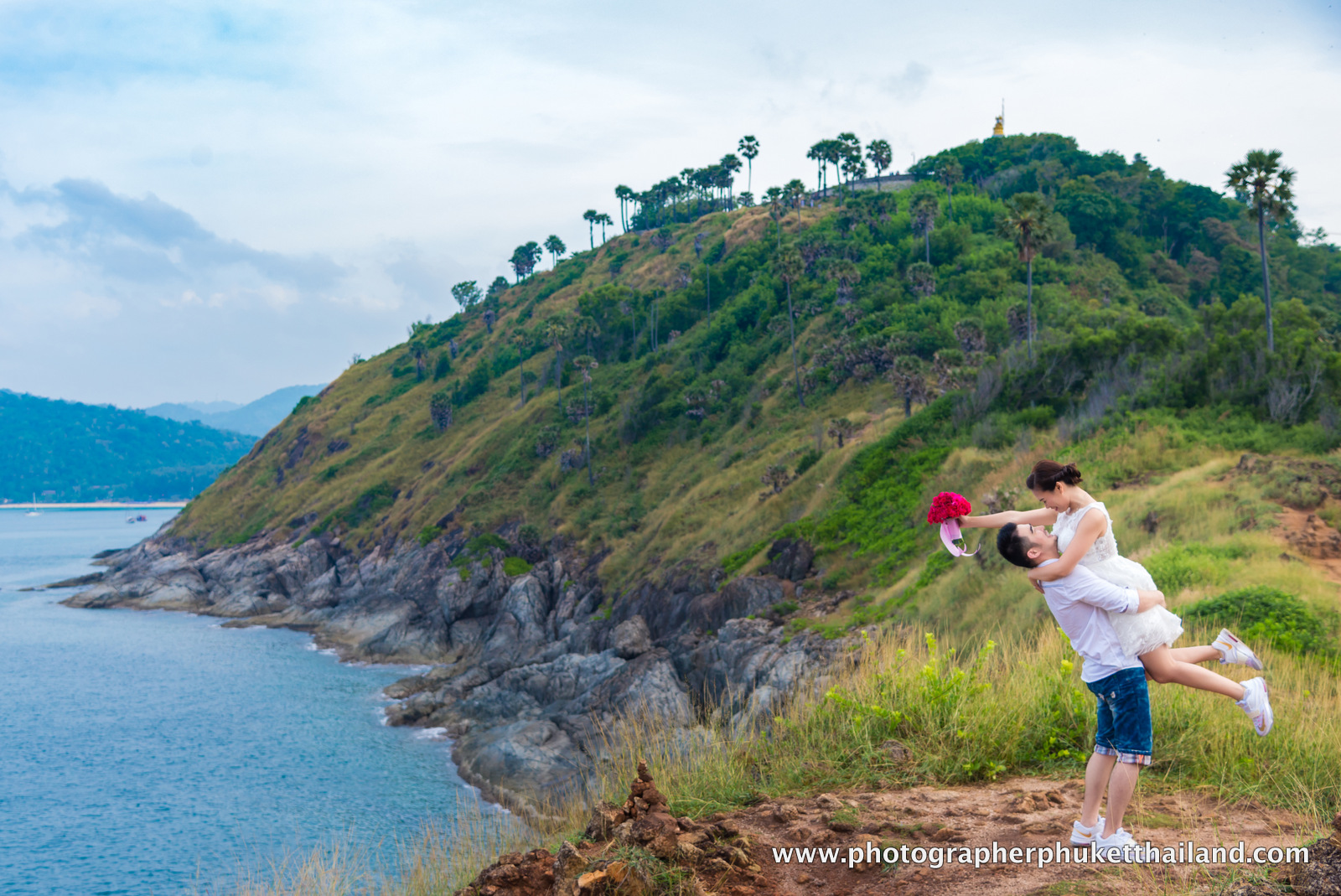 pre wedding photoshoot at promthep cape phuket thailand