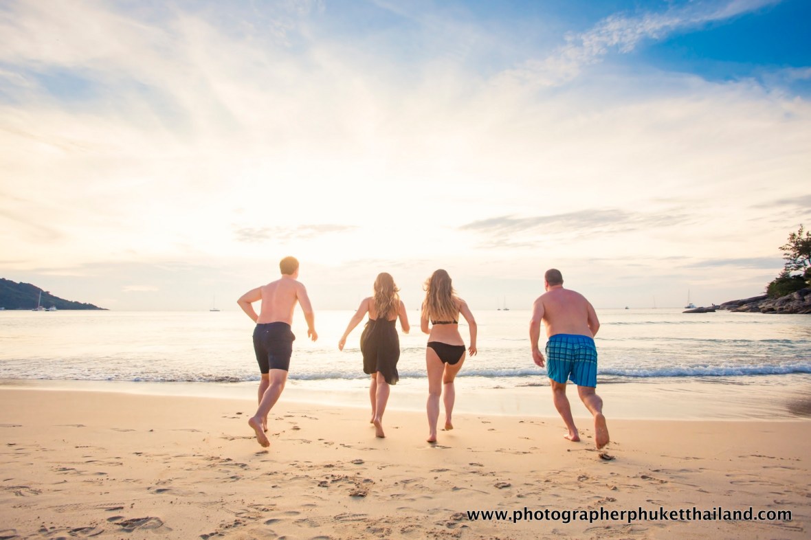 couple photo shooting at kata noi beach Phuket