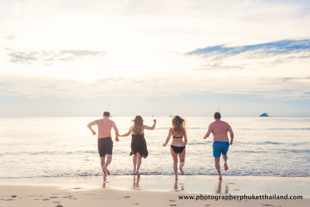couple photo shooting at kata noi beach Phuket