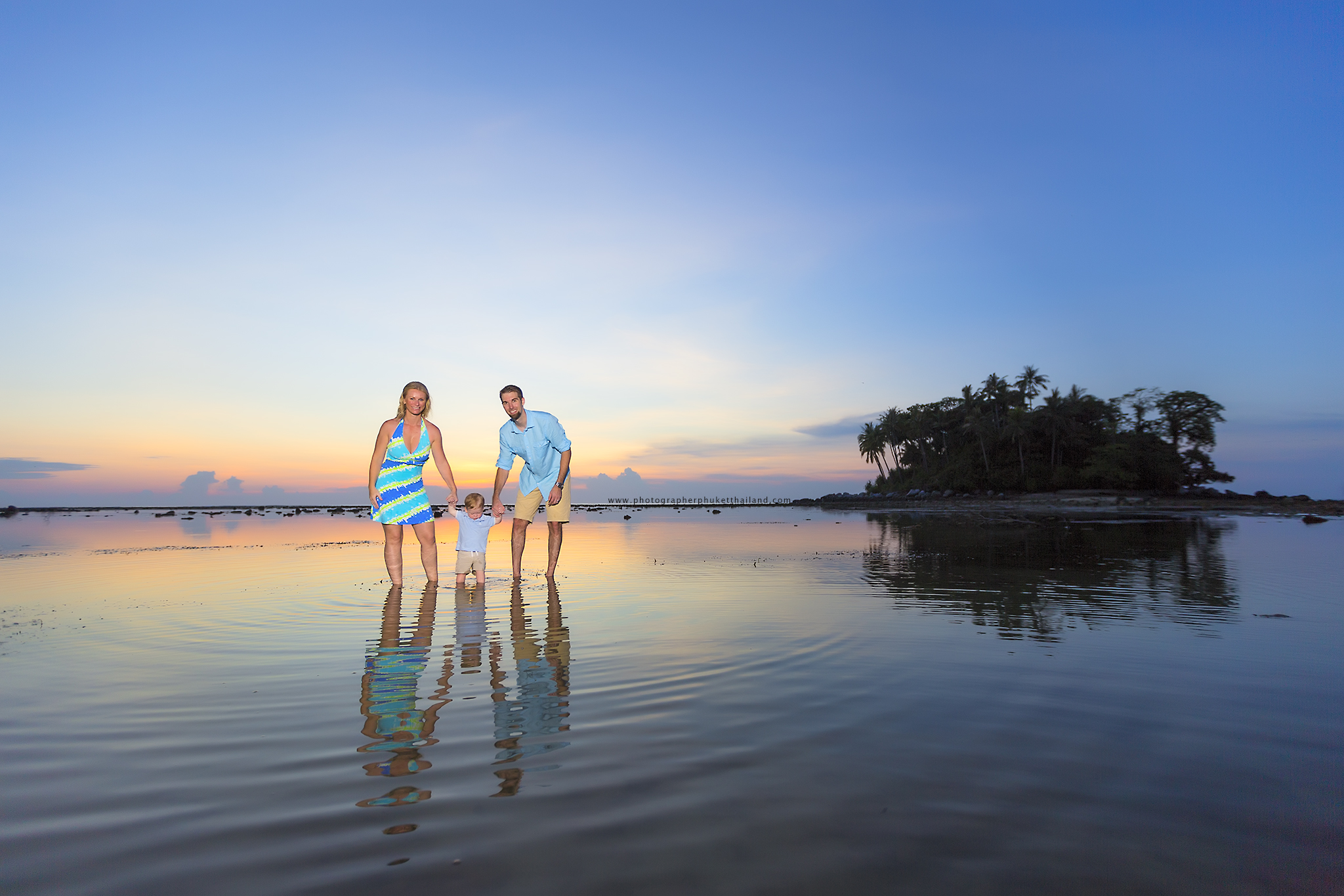 family photo session at Marriott phuket resort