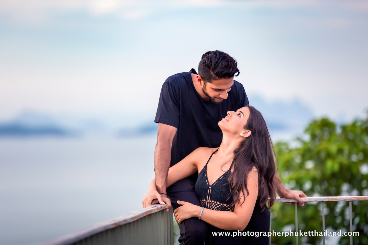 couple photoshoot at como point yamu Phuket