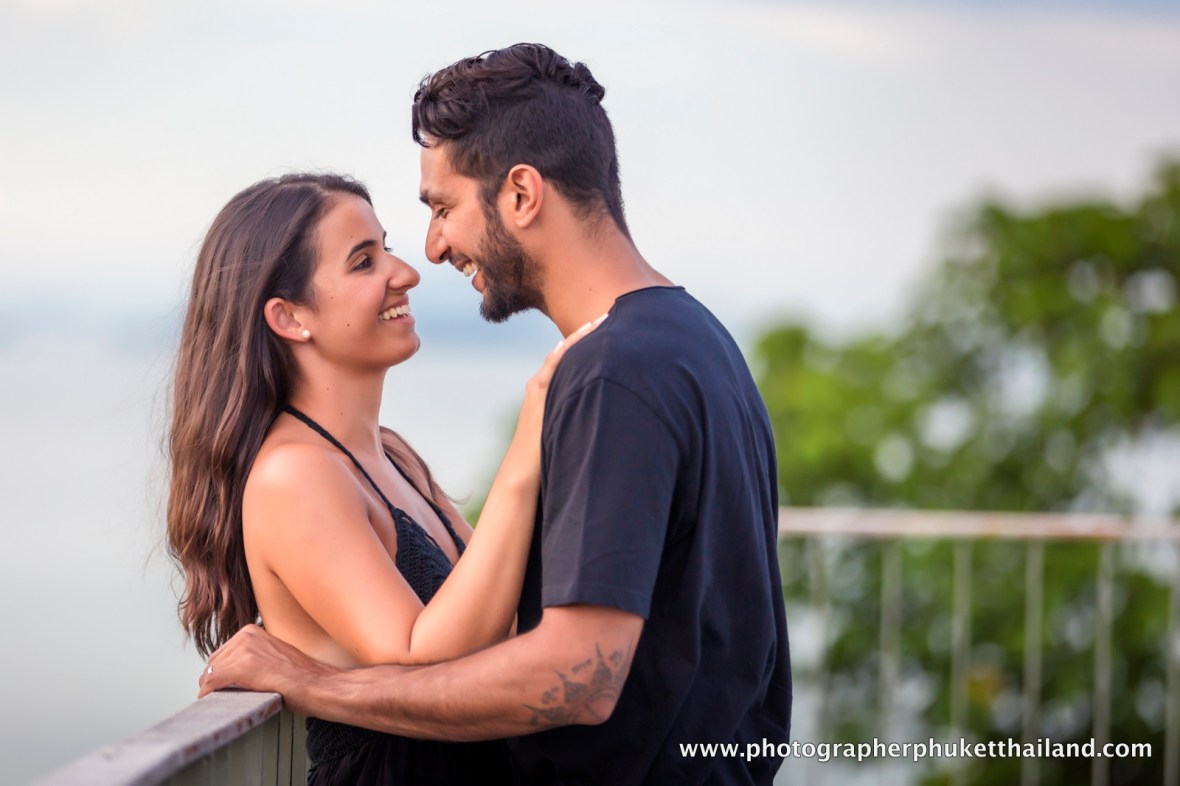 couple photoshoot at como point yamu Phuket