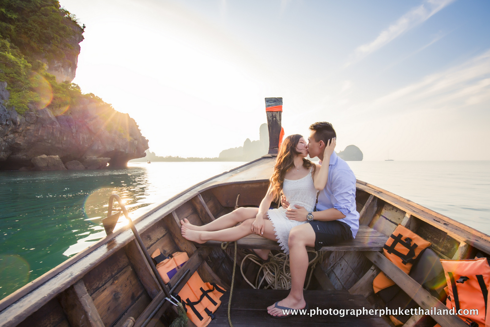 couple photoshoot at Railay beach Krabi Thailand