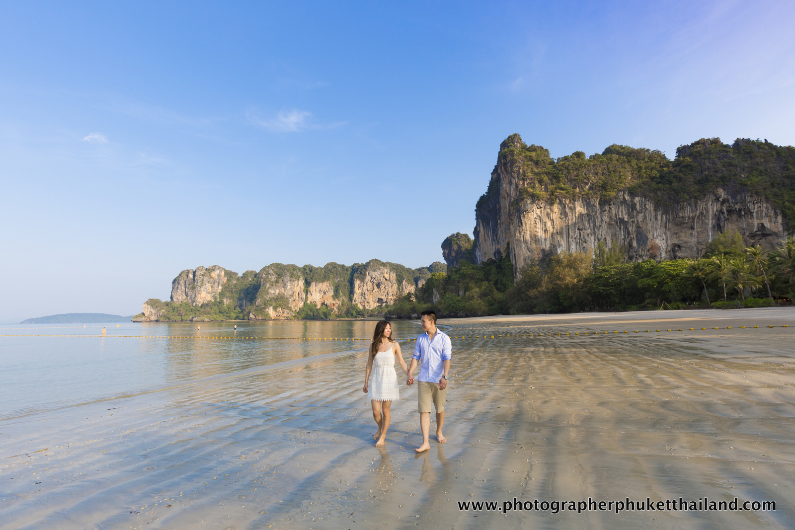 couple photoshoot at Railay beach Krabi Thailand