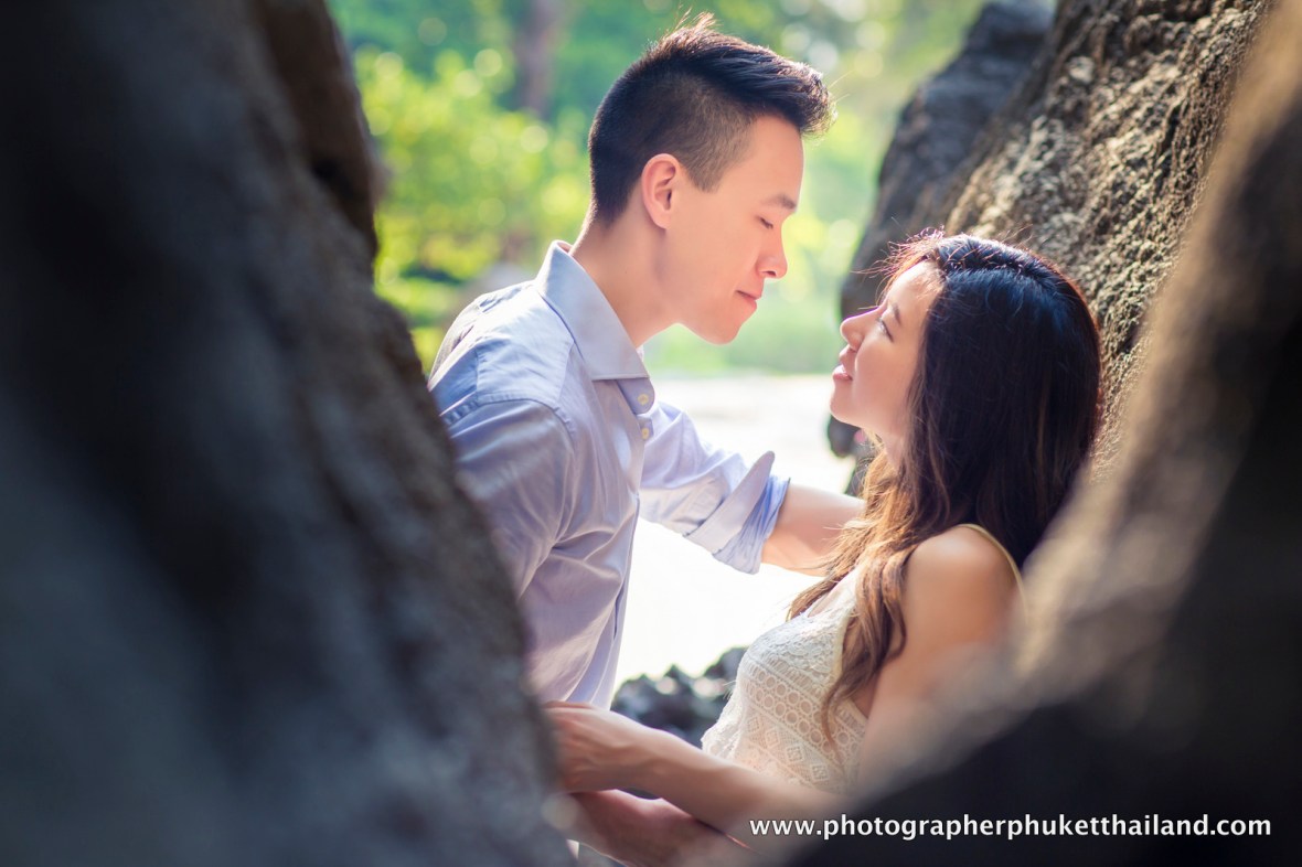 couple photoshoot at Railay beach Krabi Thailand