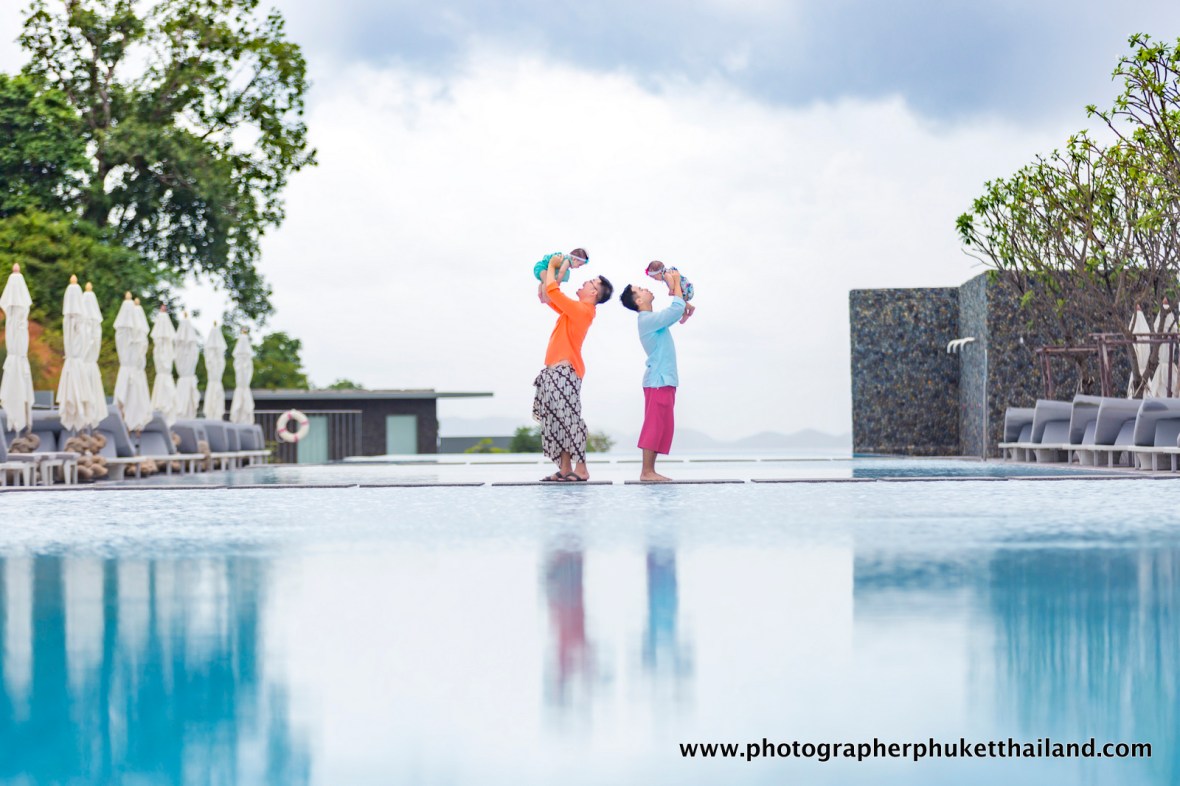 family photo session at como point yamu phuket