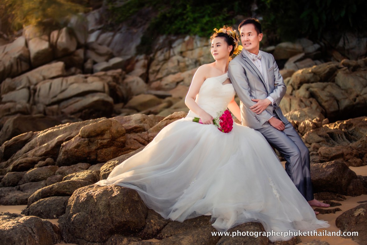 pre wedding photo session at naithon beach phuket