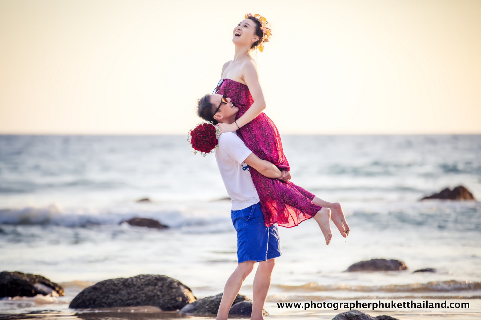 pre wedding photo session at naithon beach phuket