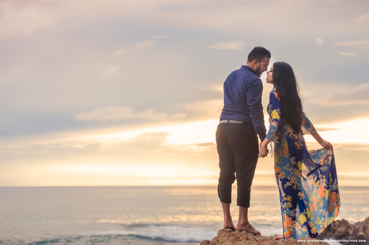 couple photoshoot at kalim bay phuket