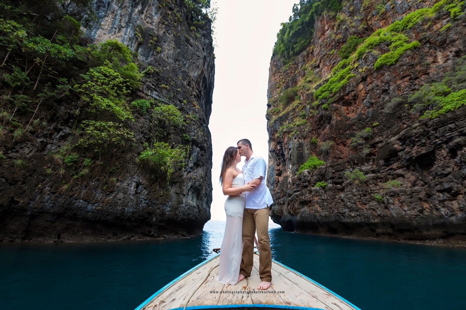 Honeymoon photoshoot at Phi Phi island Krabi Thailand