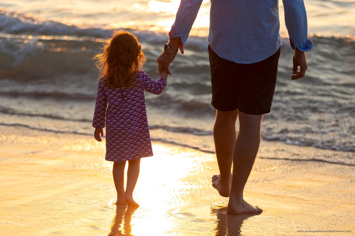 family photoshoot at Naithon beach Phuket
