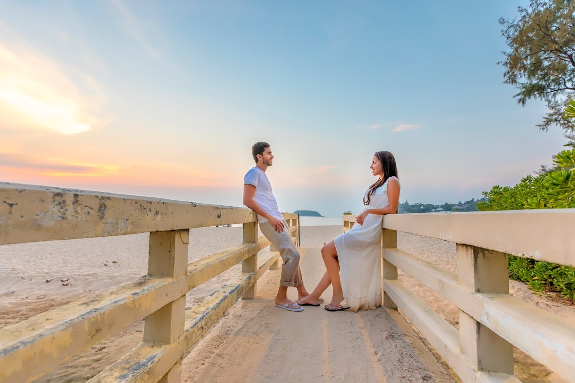 Honeymoon couple photoshoot atkata noi phuket thailand