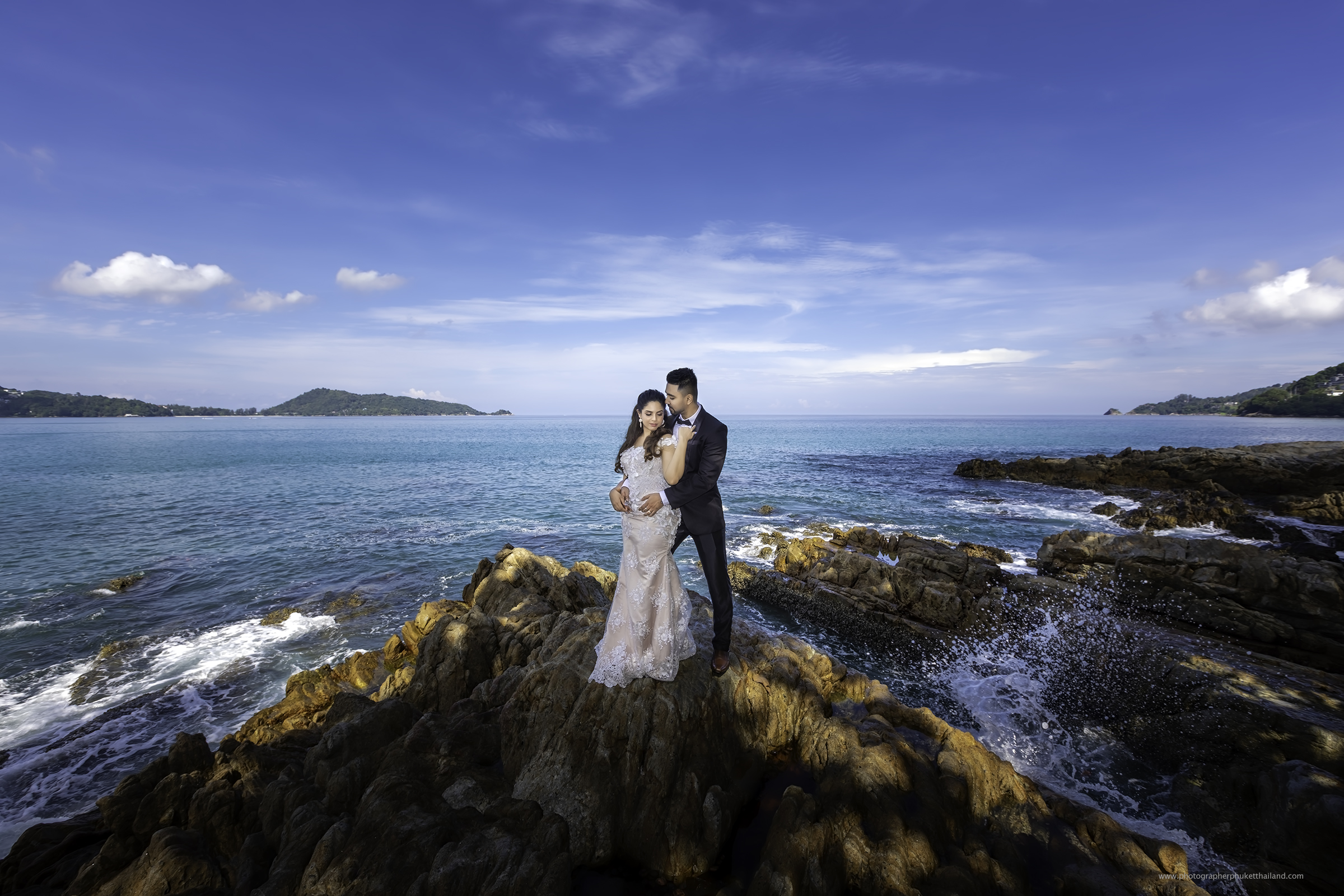 pre wedding photoshoot at kalim beach phuket by photographerphuketthailand