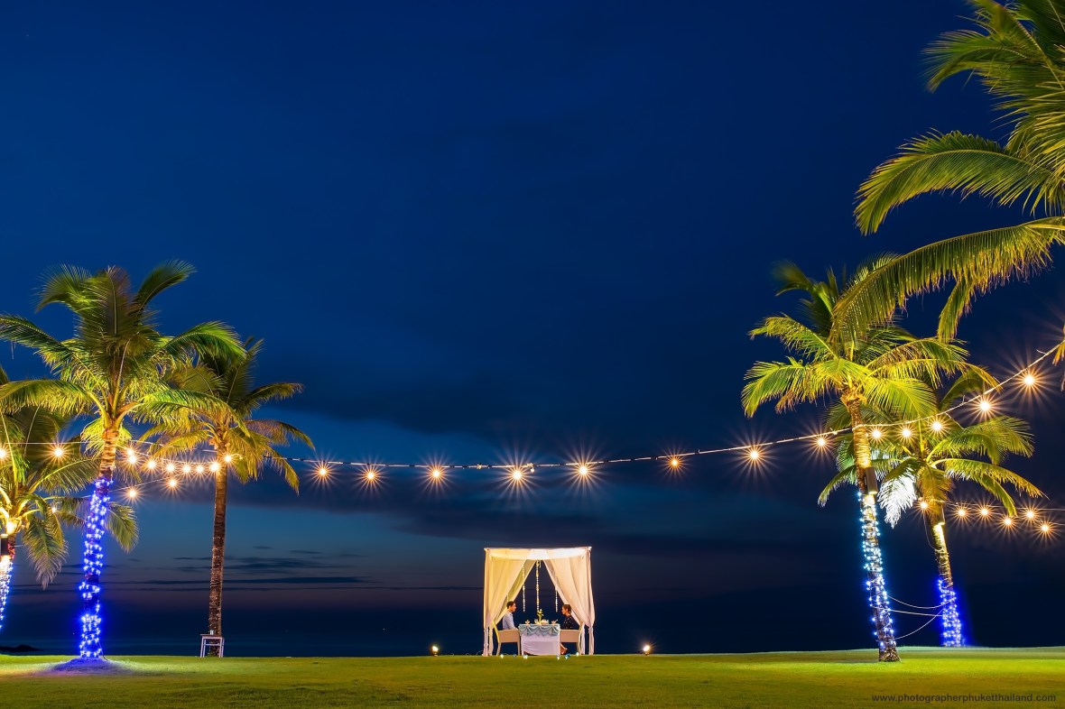marriage proposal at the sands , khao lak , phang nga thailand