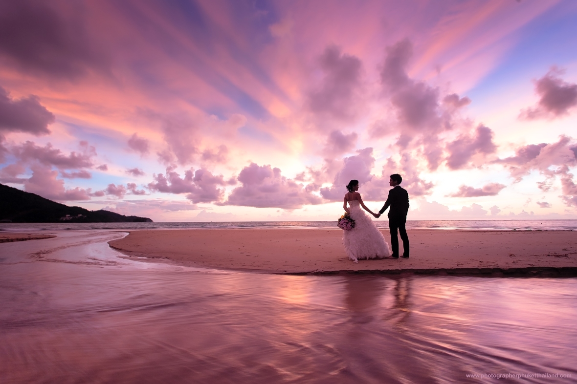 pre wedding photoshoot at nai yang beach thailand