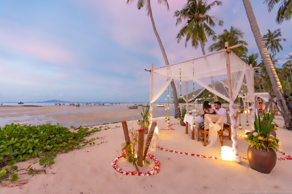 marriage proposal photoshoot at Saii Phi Phi island Village