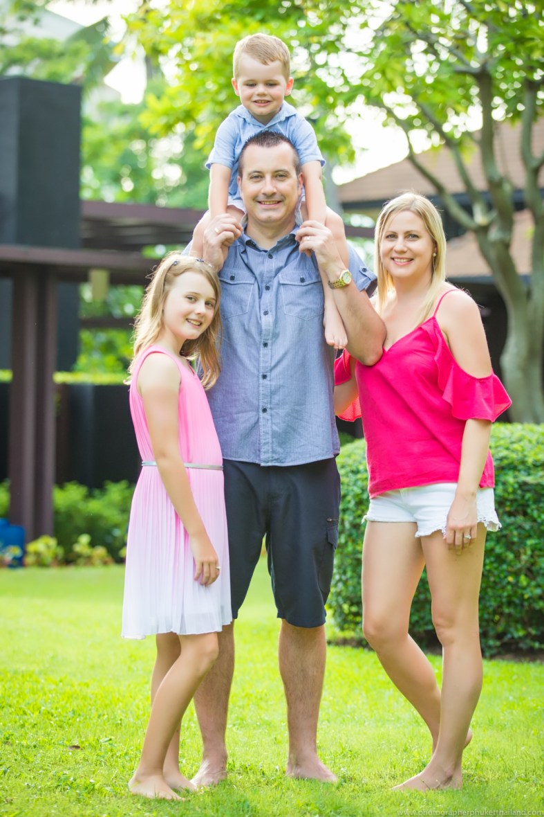 family photoshoot at phuket thailand