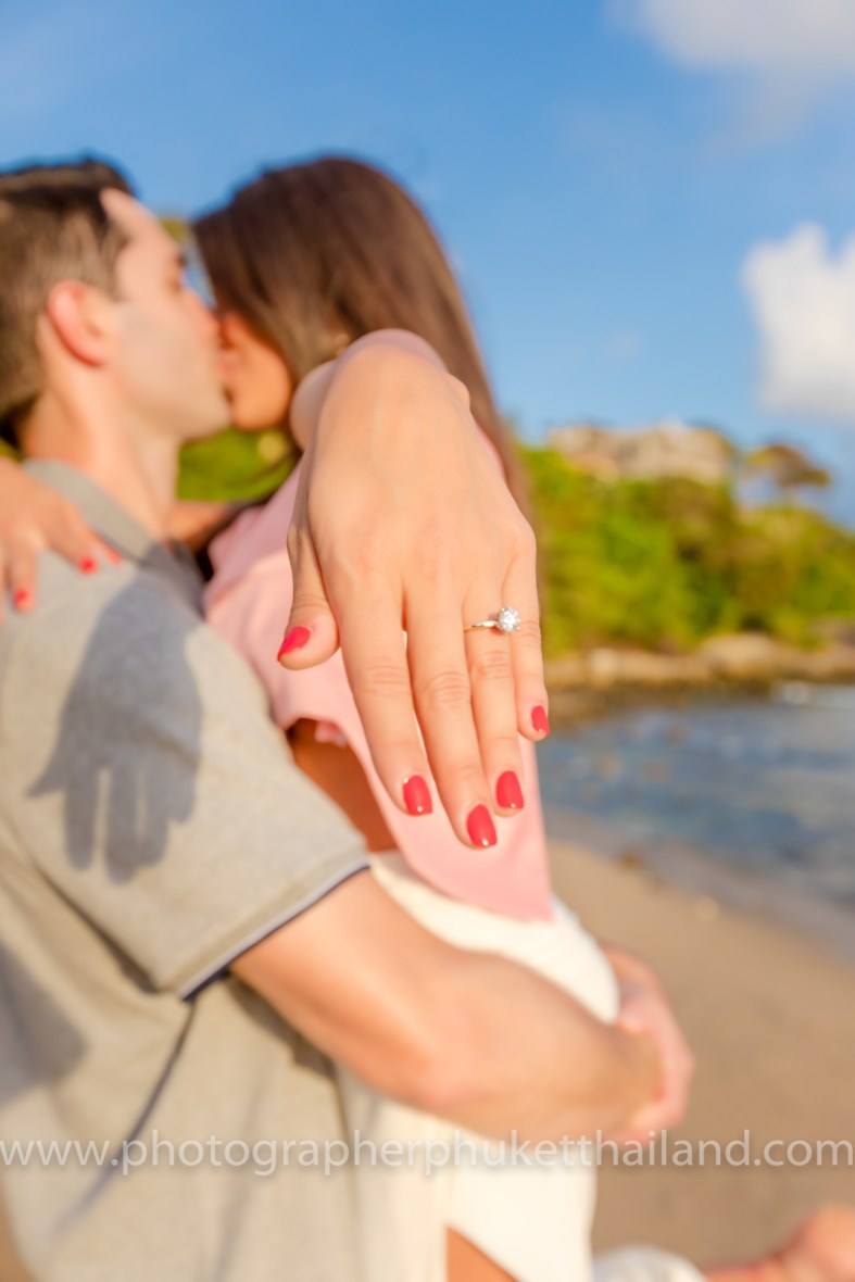 engagement photoshoot at thavorn beach phuket