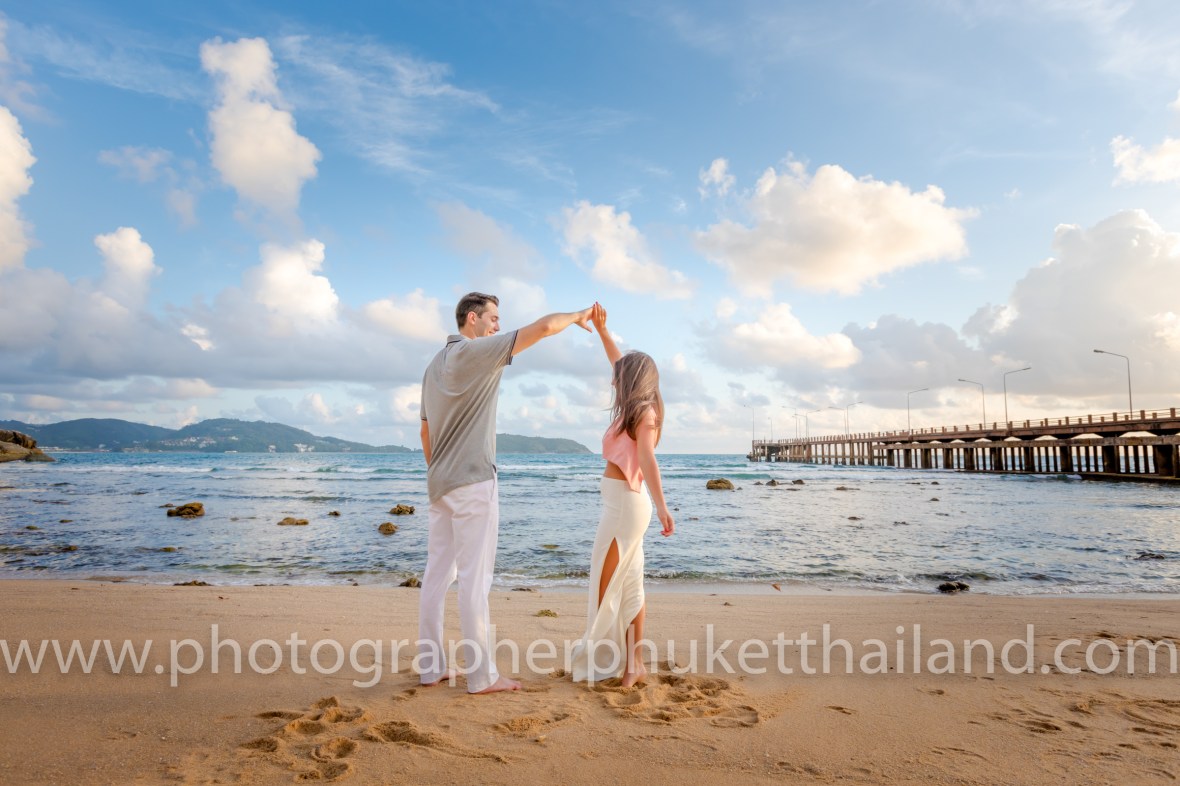 engagement photoshoot at thavorn beach phuket