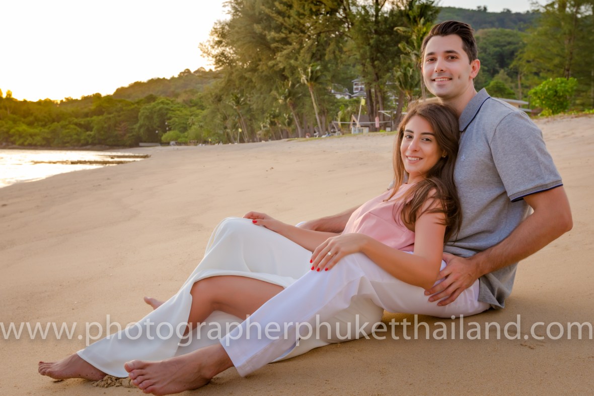 engagement photoshoot at thavorn beach phuket