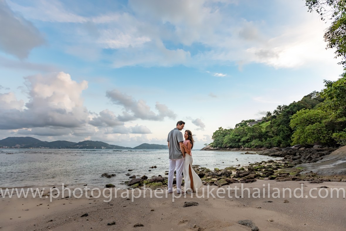 engagement photoshoot at thavorn beach phuket