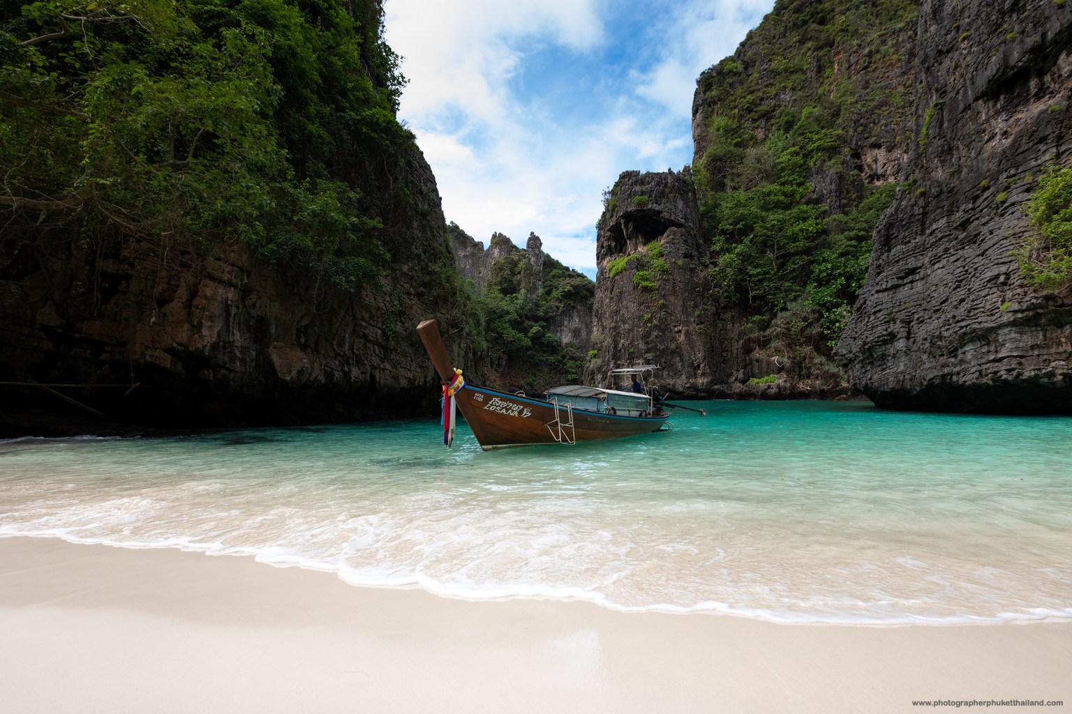 Wang long bay Phi Phi island Krabi Thailand