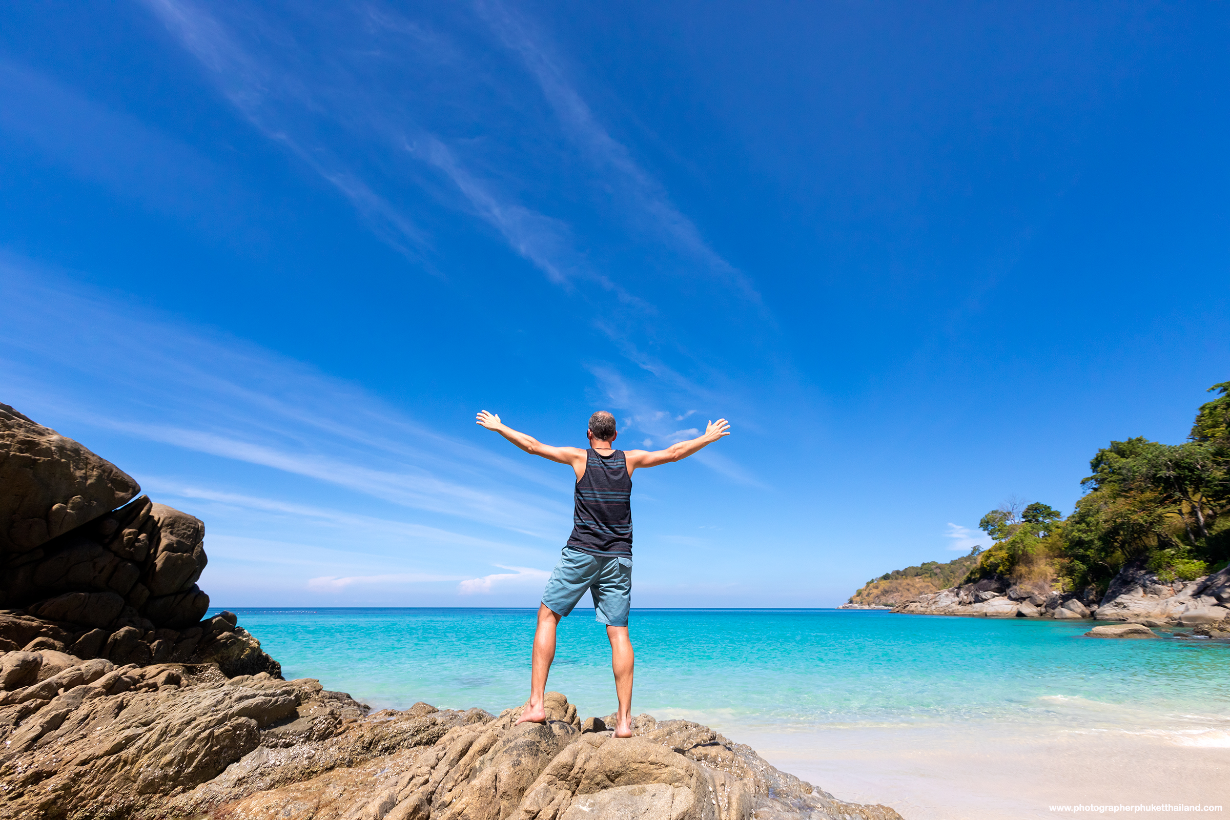 portrait photoshoot at freedom beach phuket