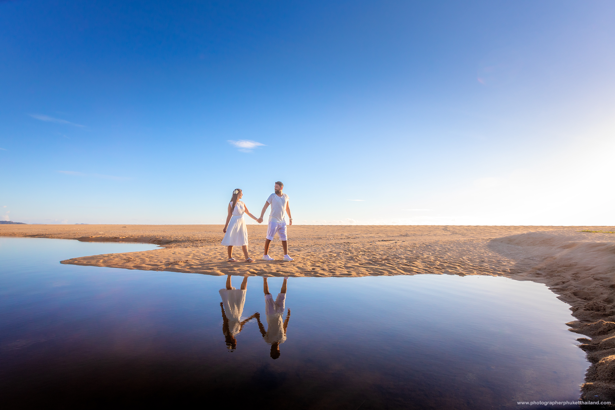 Honeymoon photoshoot at khao lak beach