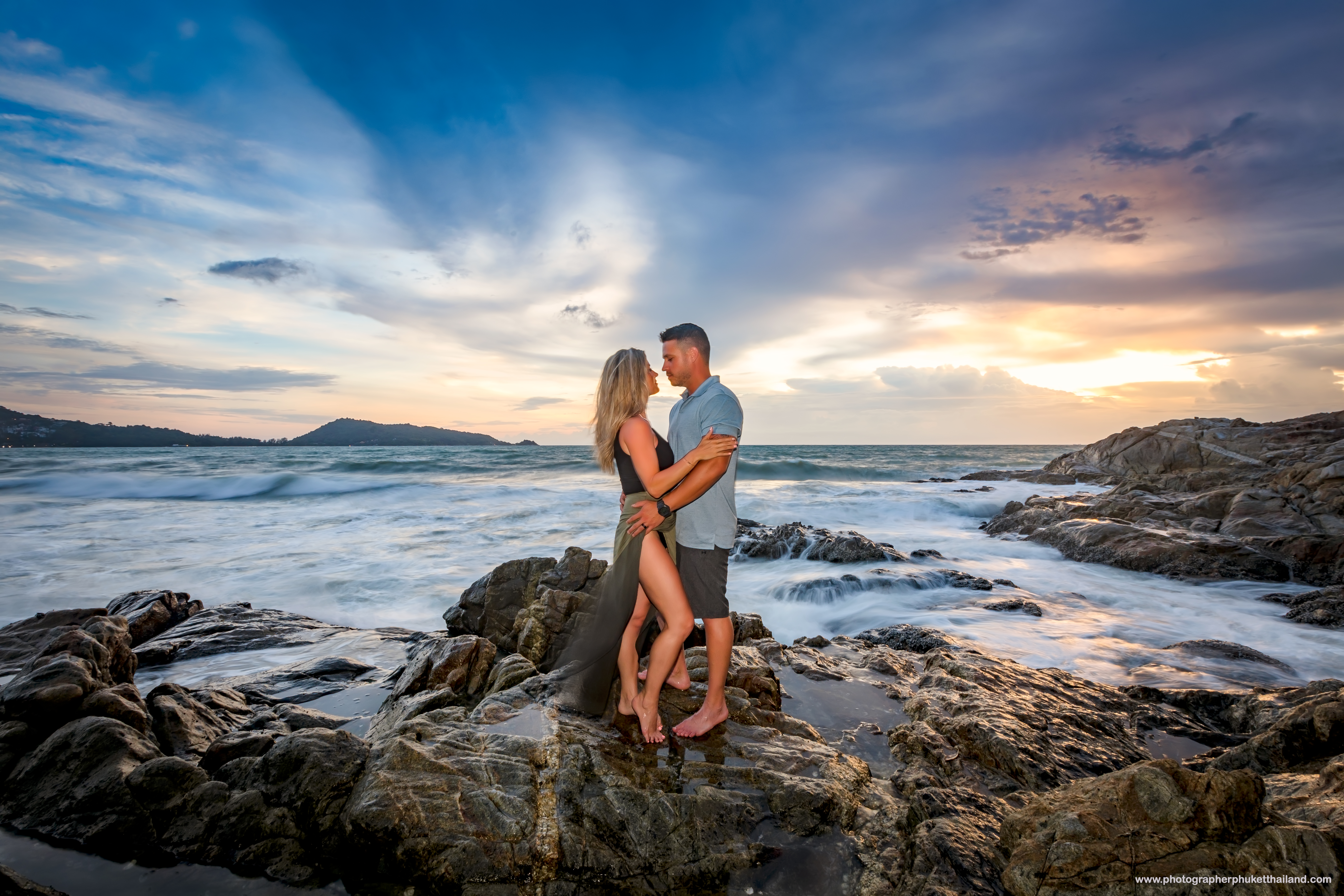 Honeymoon couple photoshoot at Kalim bay Patong Phuket