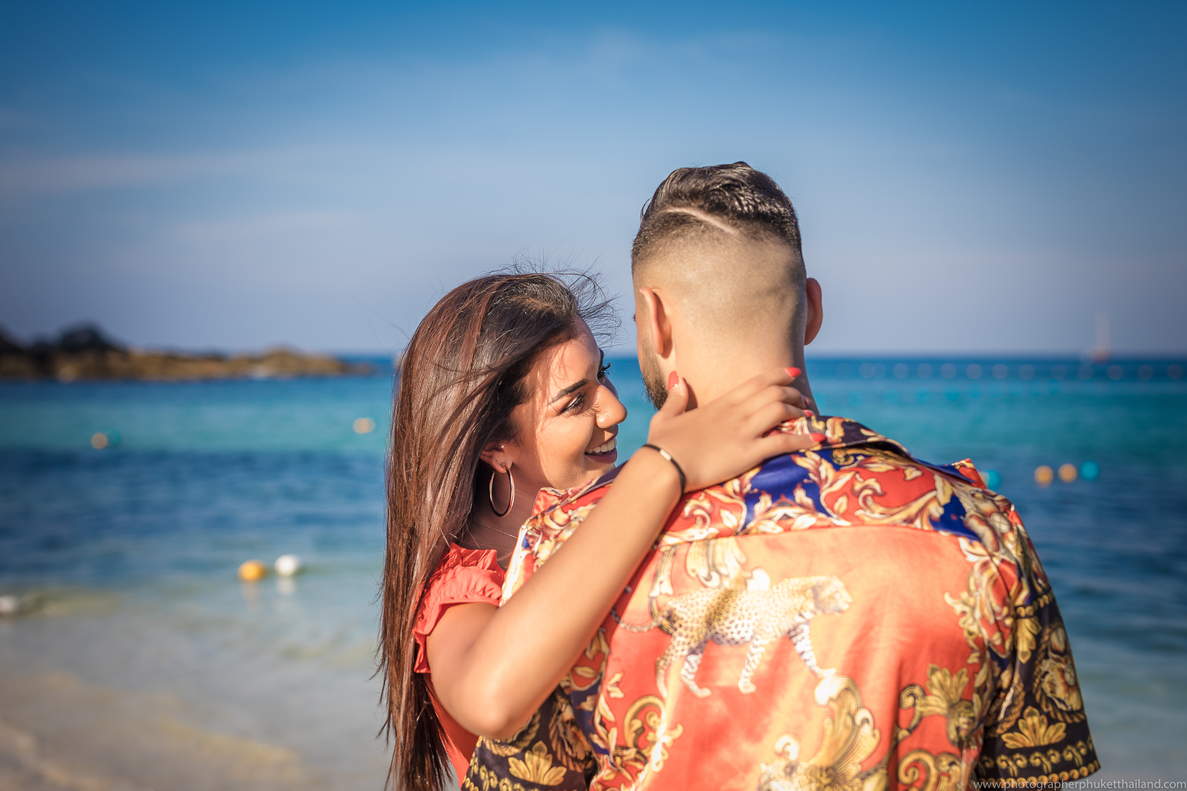 couple portrait photoshoot at freedom beach phuket