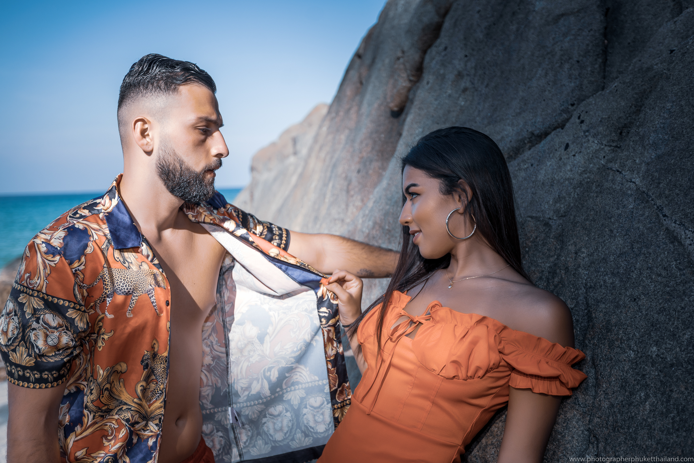 couple portrait photoshoot at freedom beach phuket