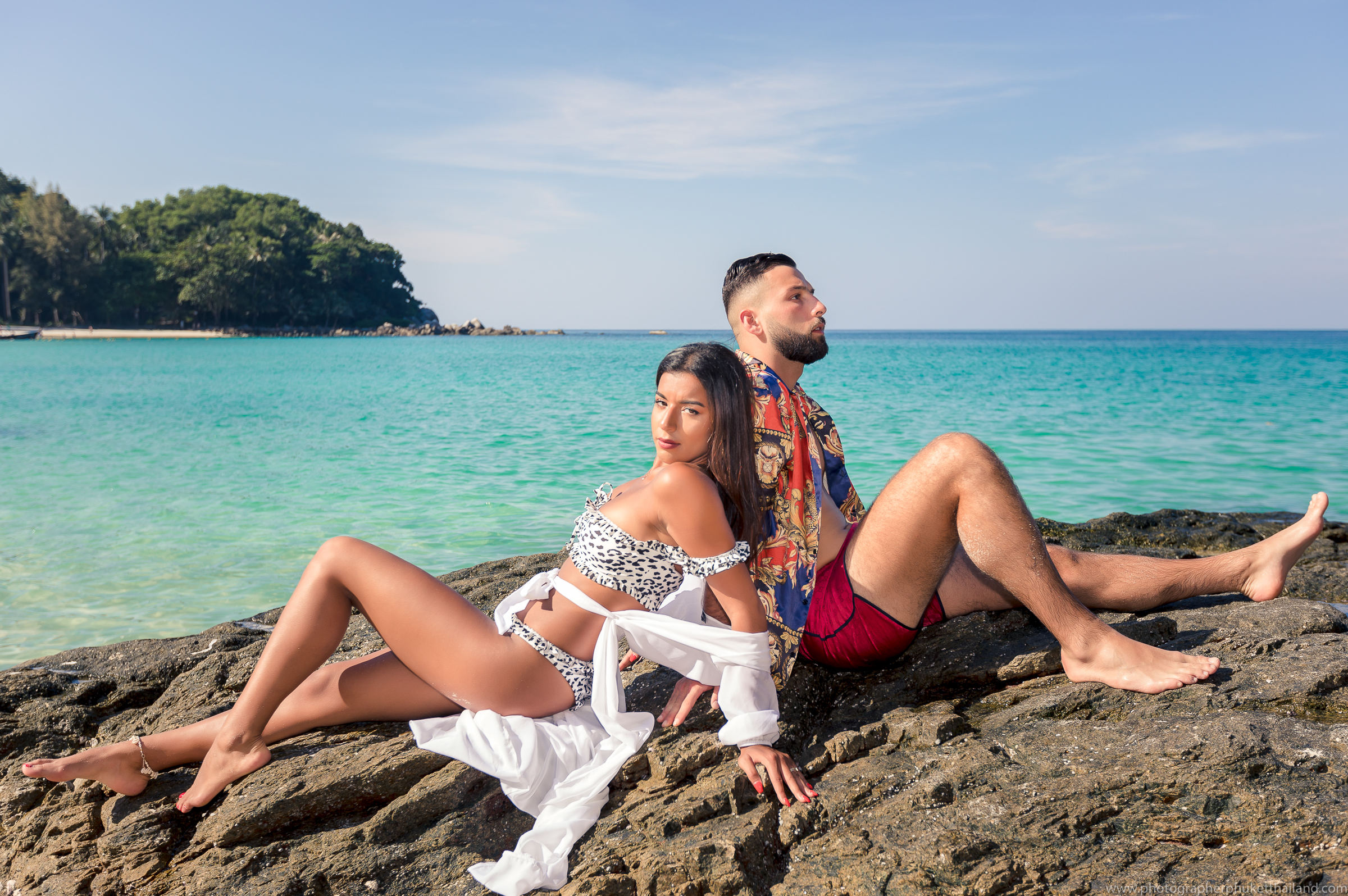couple portrait photoshoot at freedom beach phuket