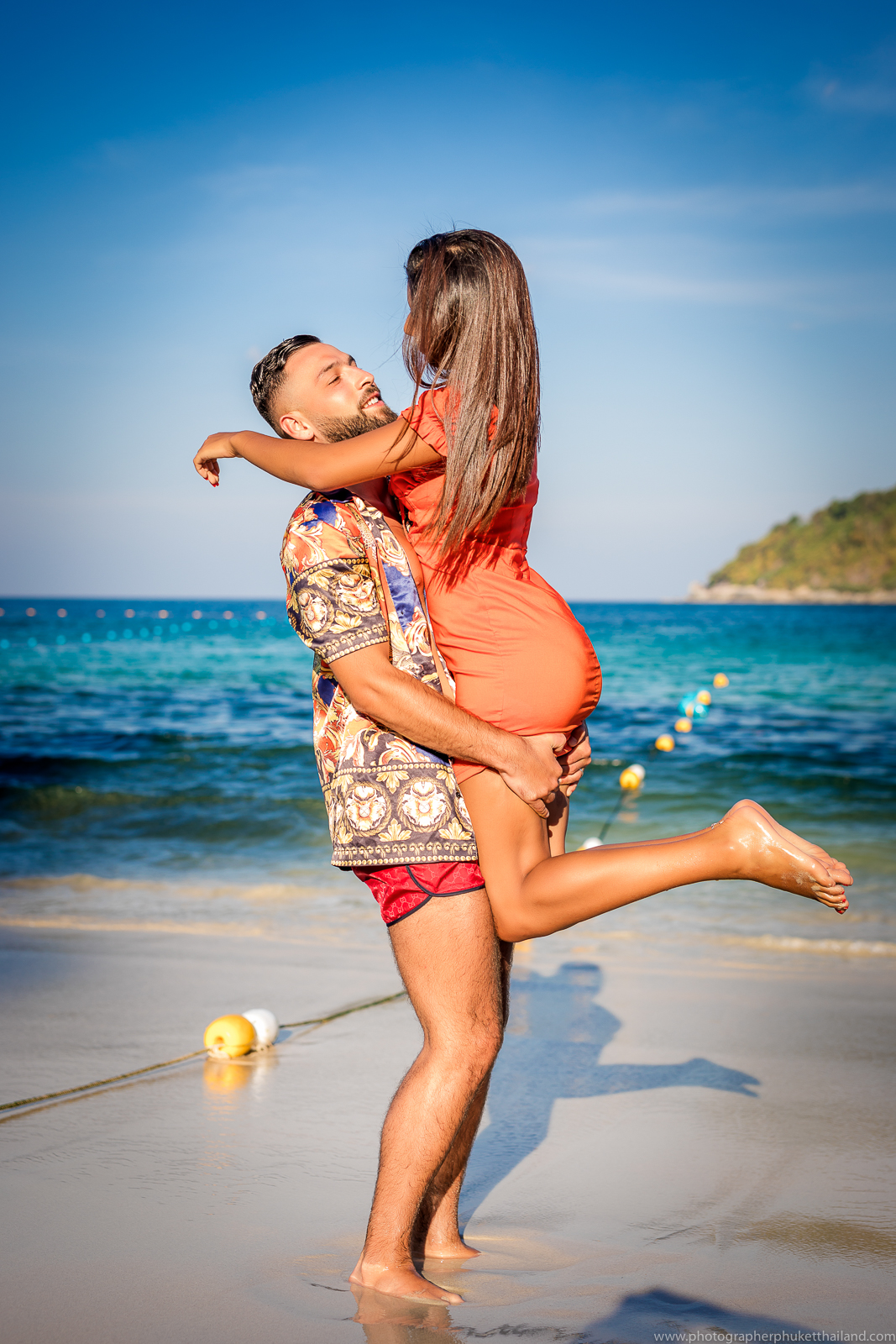 couple portrait photoshoot at freedom beach phuket