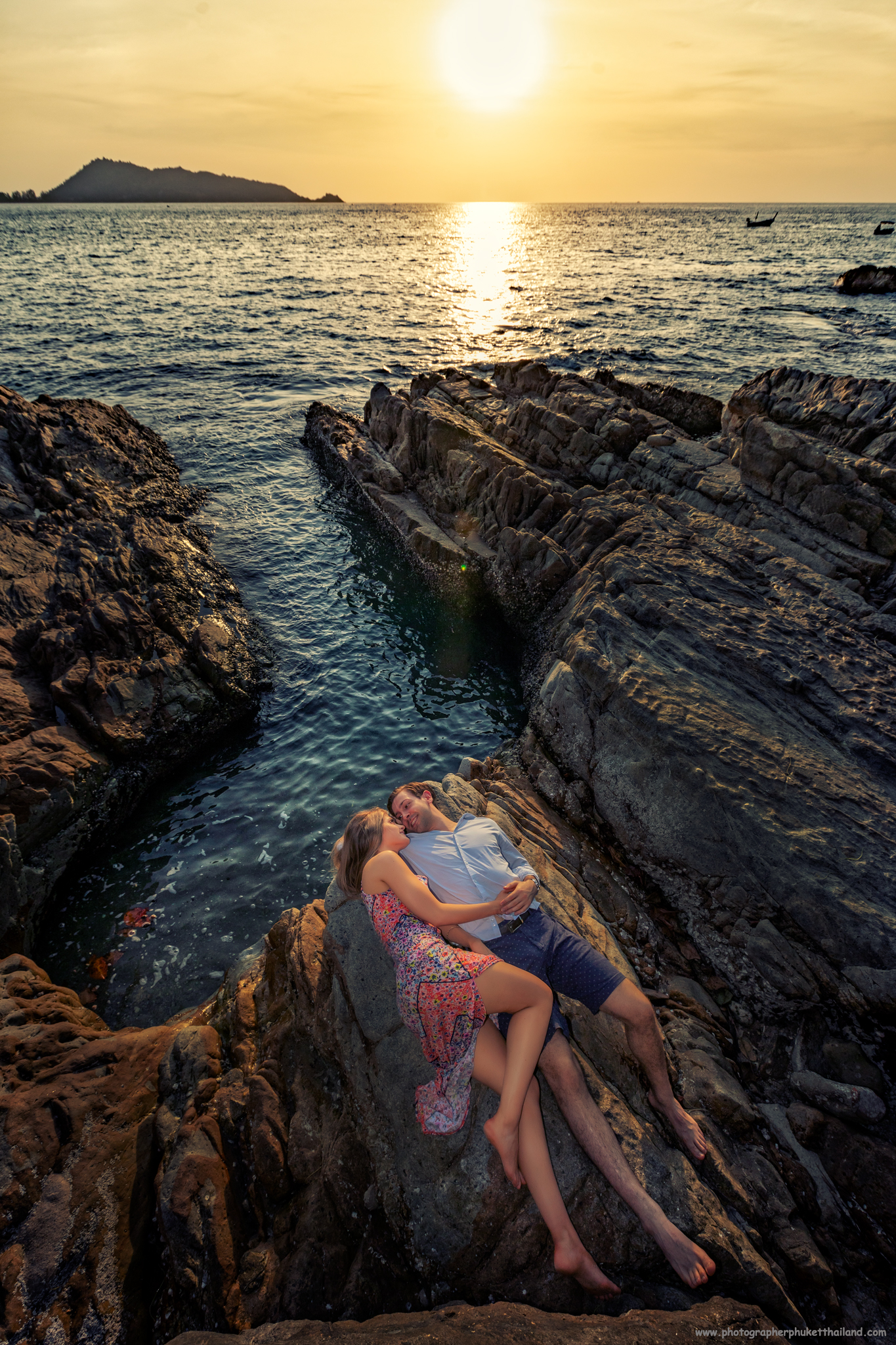 Honeymoon photoshoot at Kalim bay Phuket