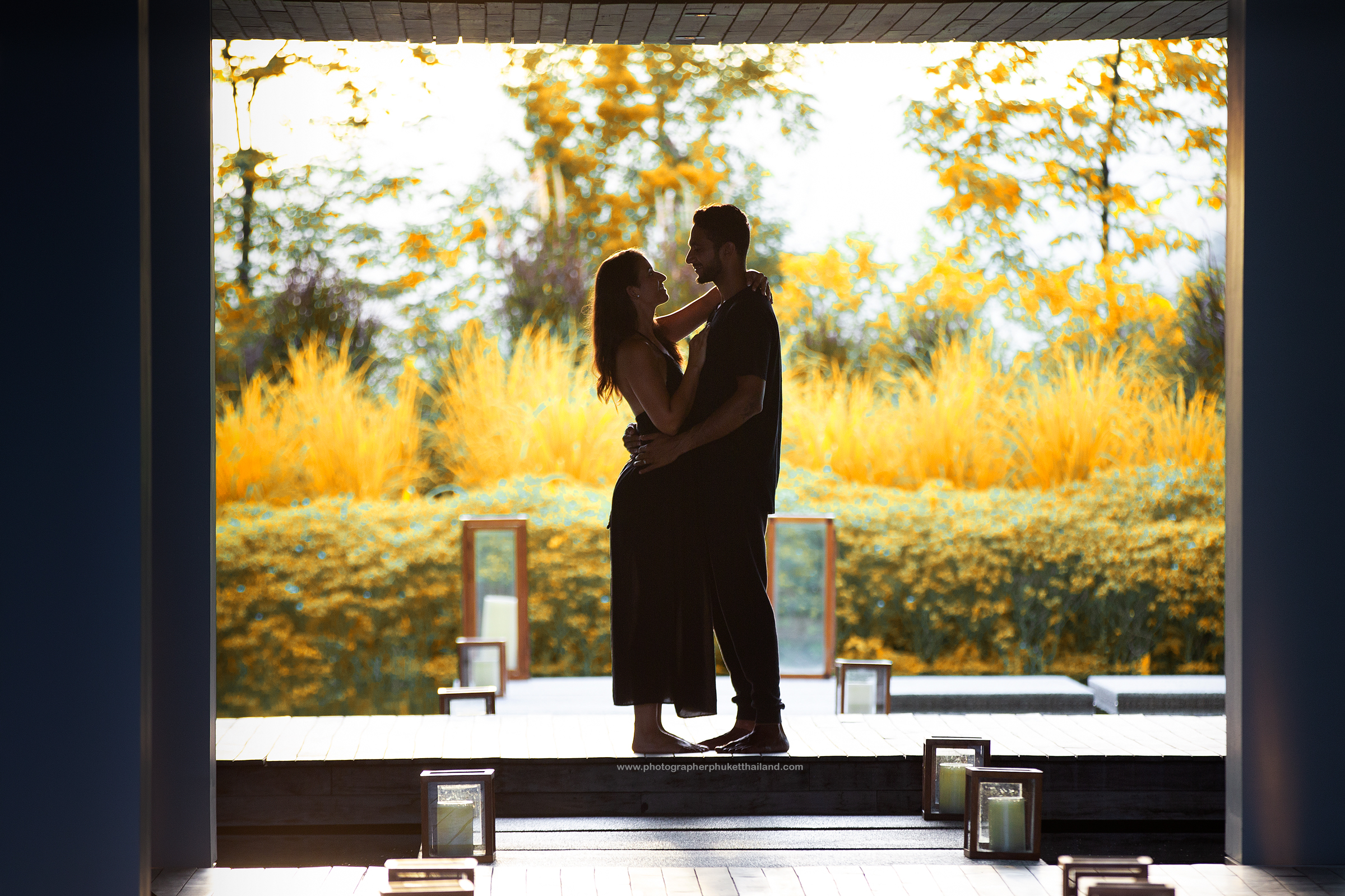 Honeymoon couple photoshoot at cape yamu Phuket