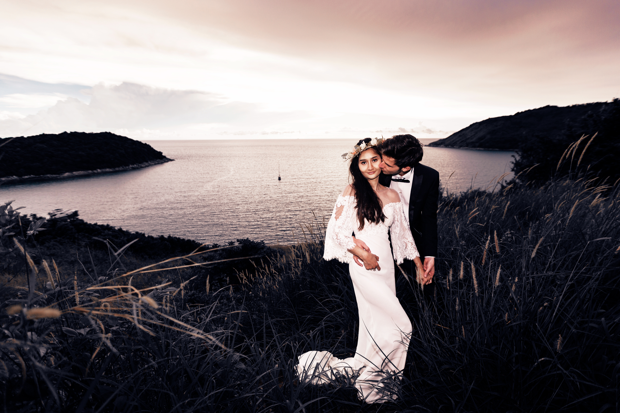 pre wedding photoshoot at windmill viewpoint Phuket Thailand