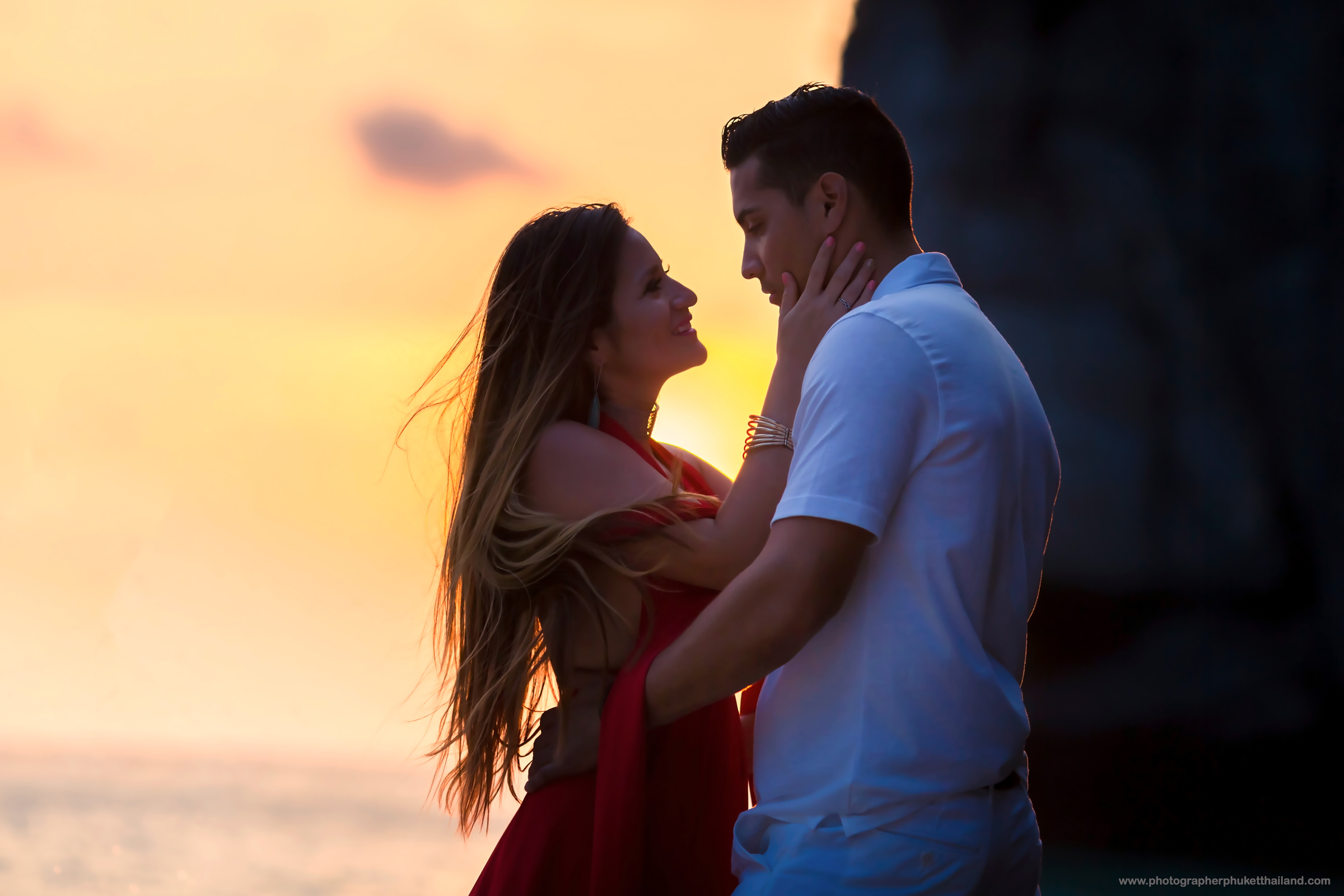 engagement photoshoot at nui beach Phi Phi island Krabi
