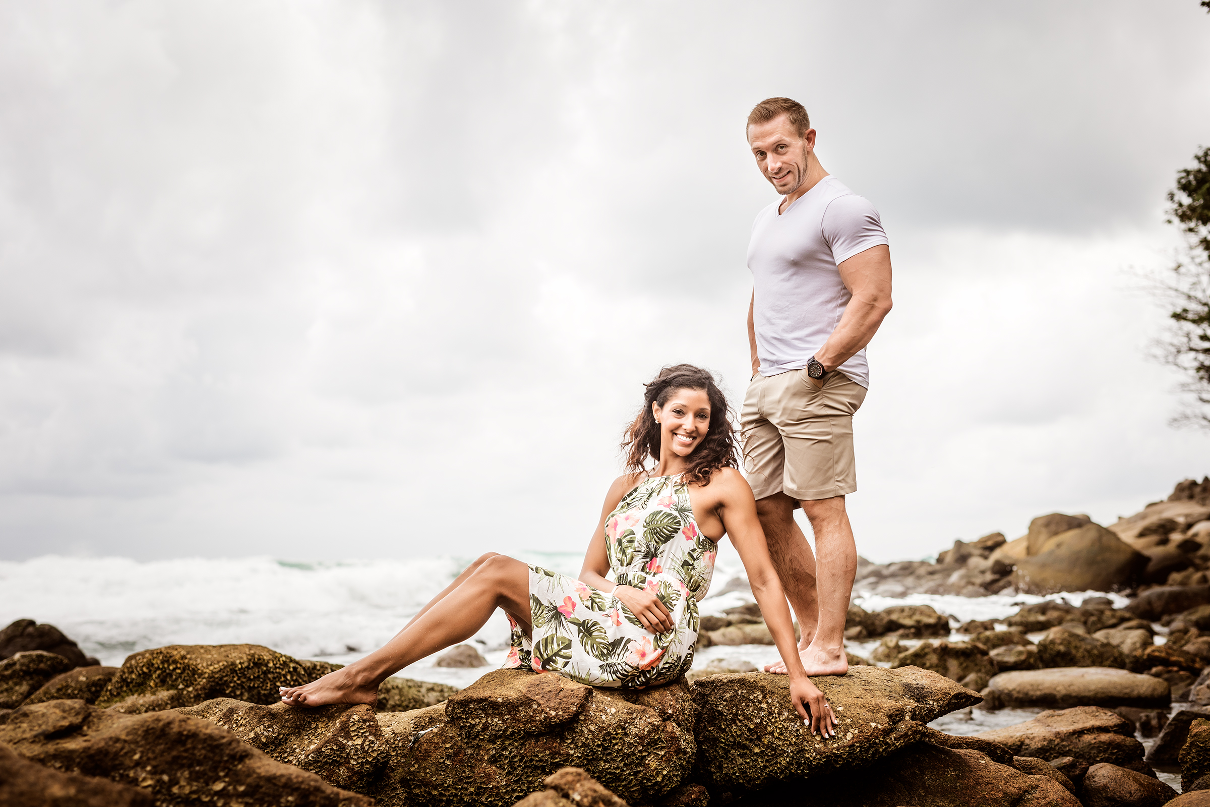 Honeymoon couple photoshoot at Karon beach Phuket