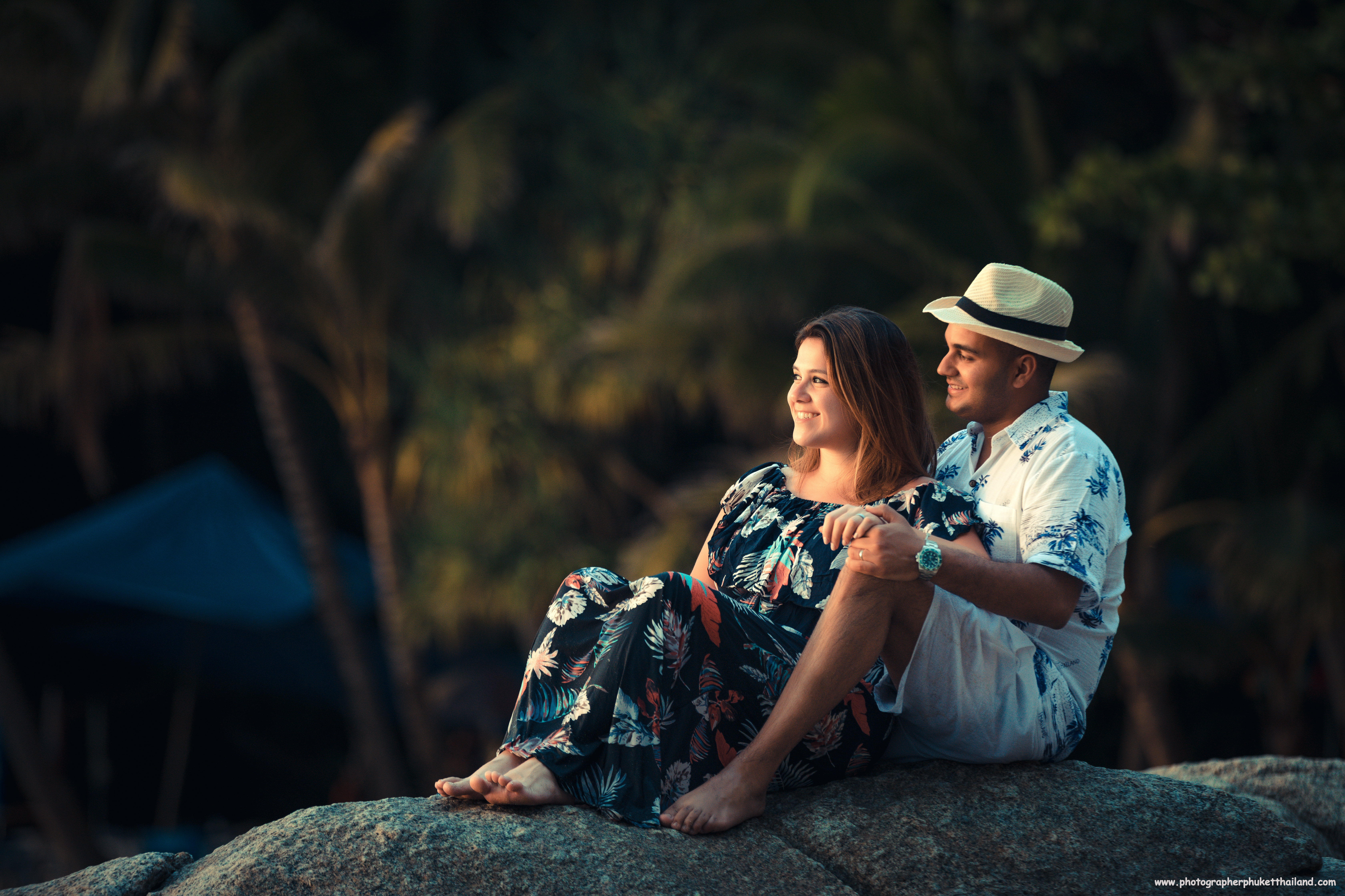 Honeymoon couple photoshoot at Surin beach Phuket