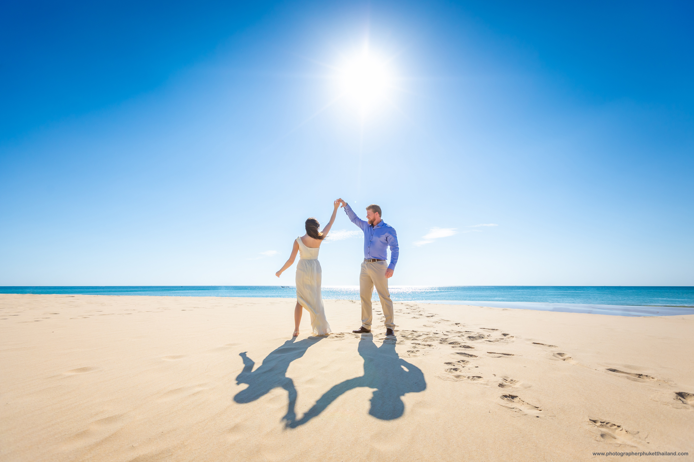 Honeymoon couple photoshoot at Karon beach Phuket