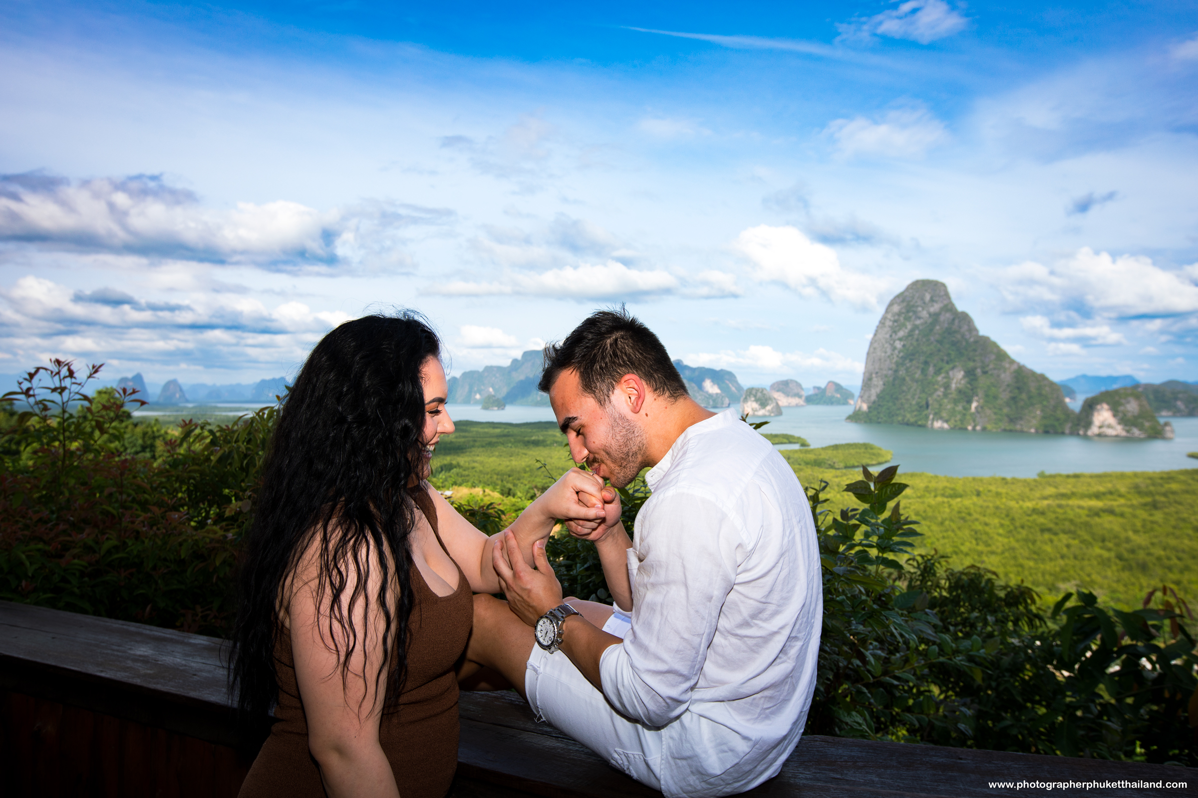 Marriage proposal photoshoot At Samet Nangshe , Phang Nga
