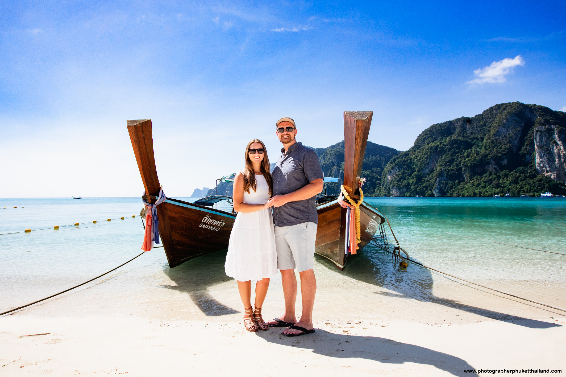 engagement photoshoot at ton sai beach phi phi island krabi