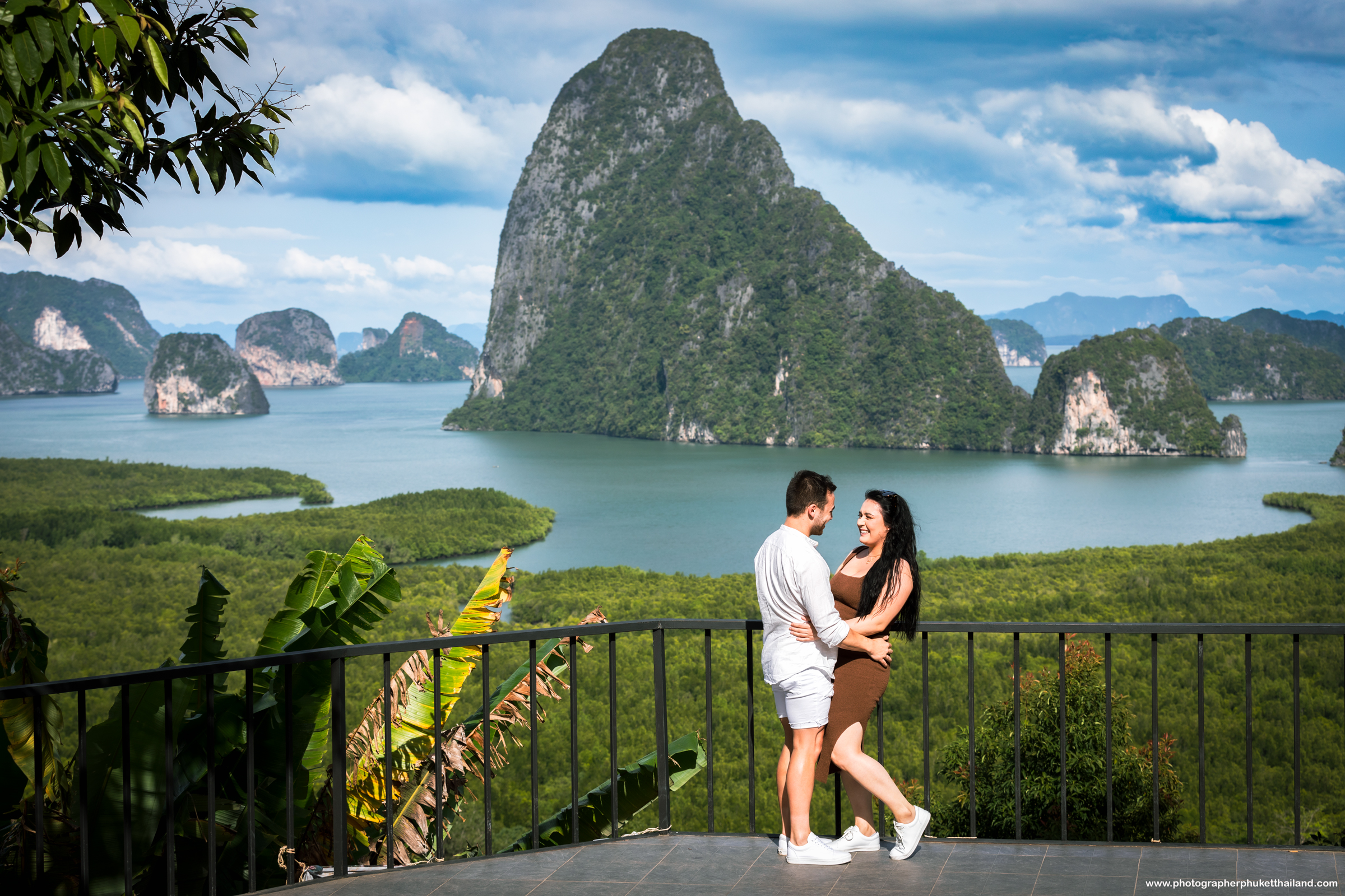 engagement photoshoot at Samet nangshe Phang nga