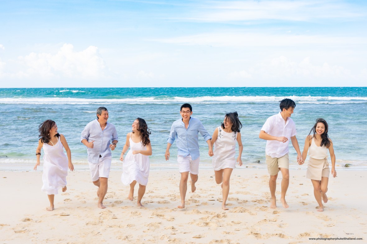 family photoshoot at merlin beach phuket