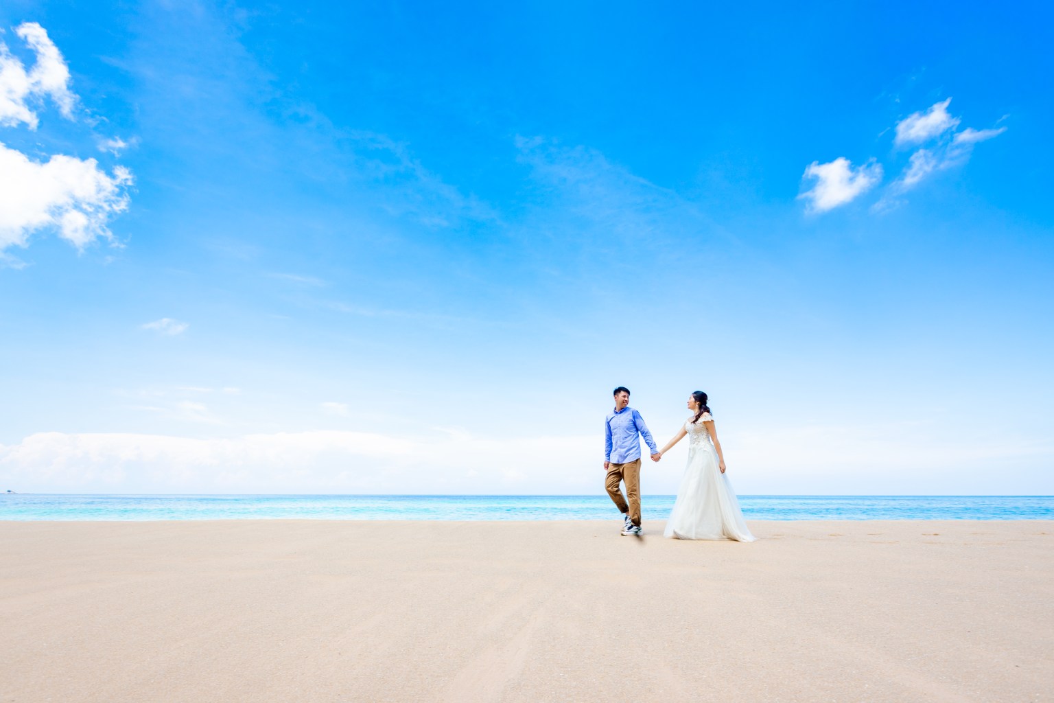 pre wedding photography at Naithon beach phuket