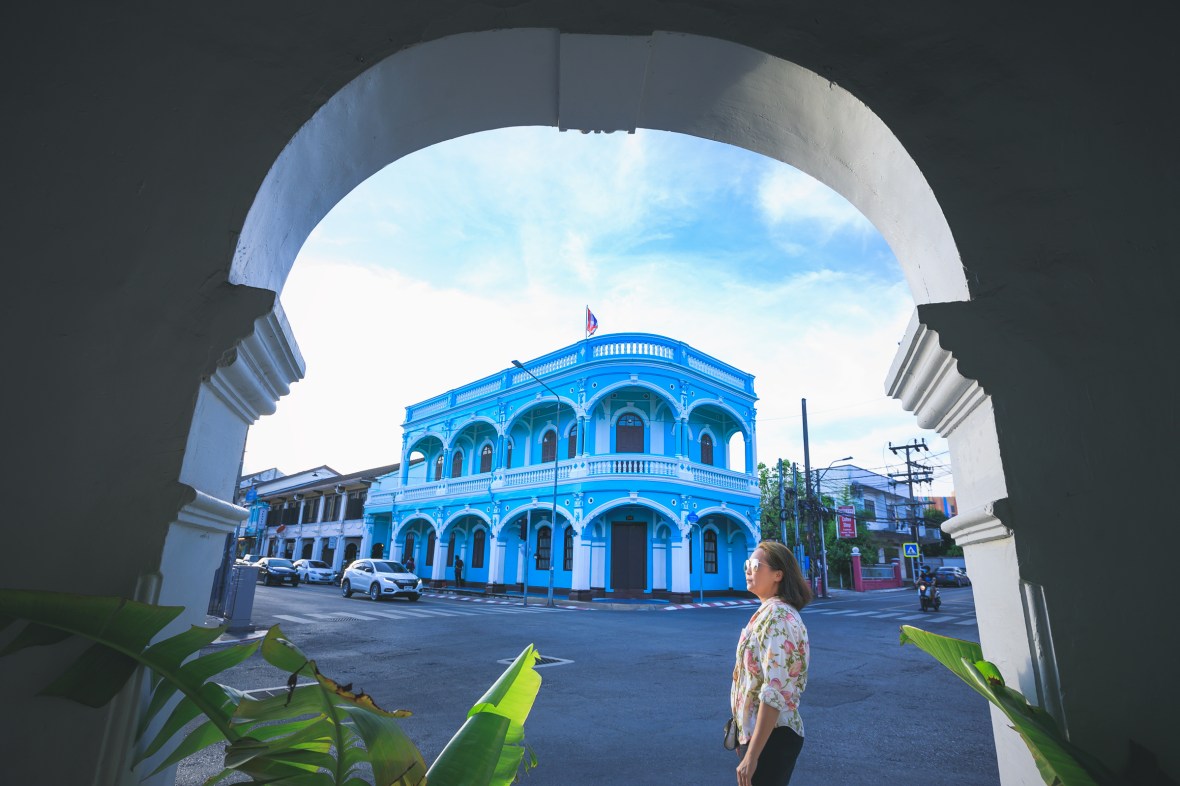 portrait photography at phuket old town