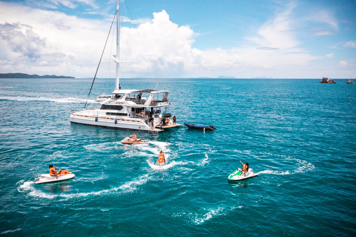 event party photography at koh khai Phang nga bay