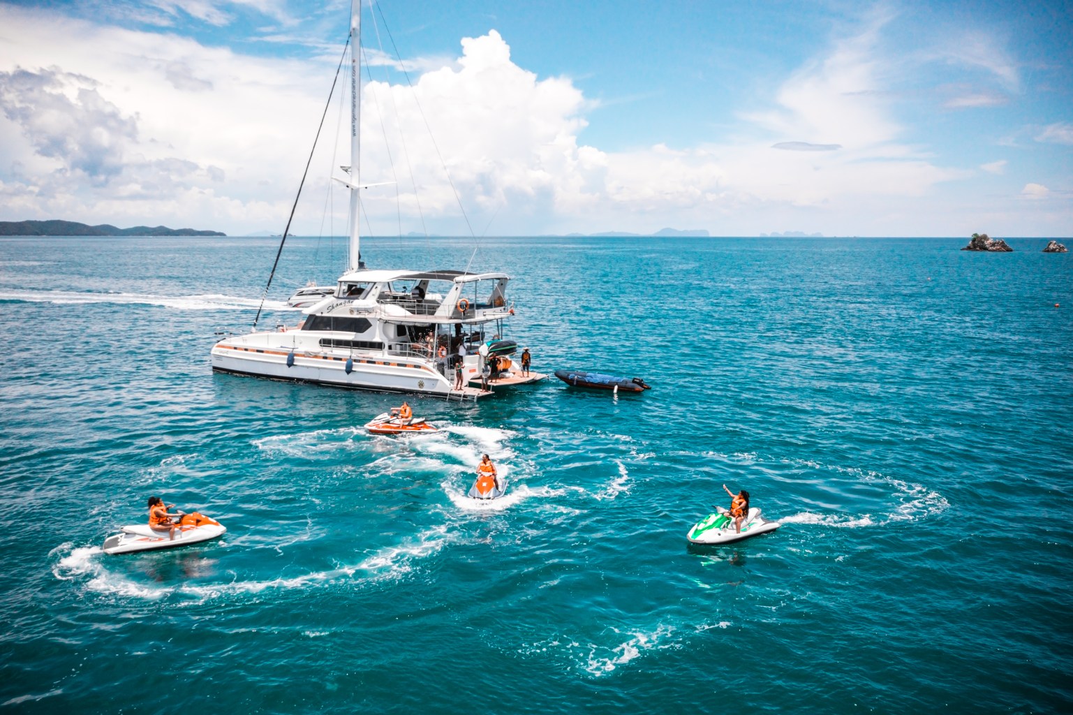 event party photography at koh khai Phang nga bay
