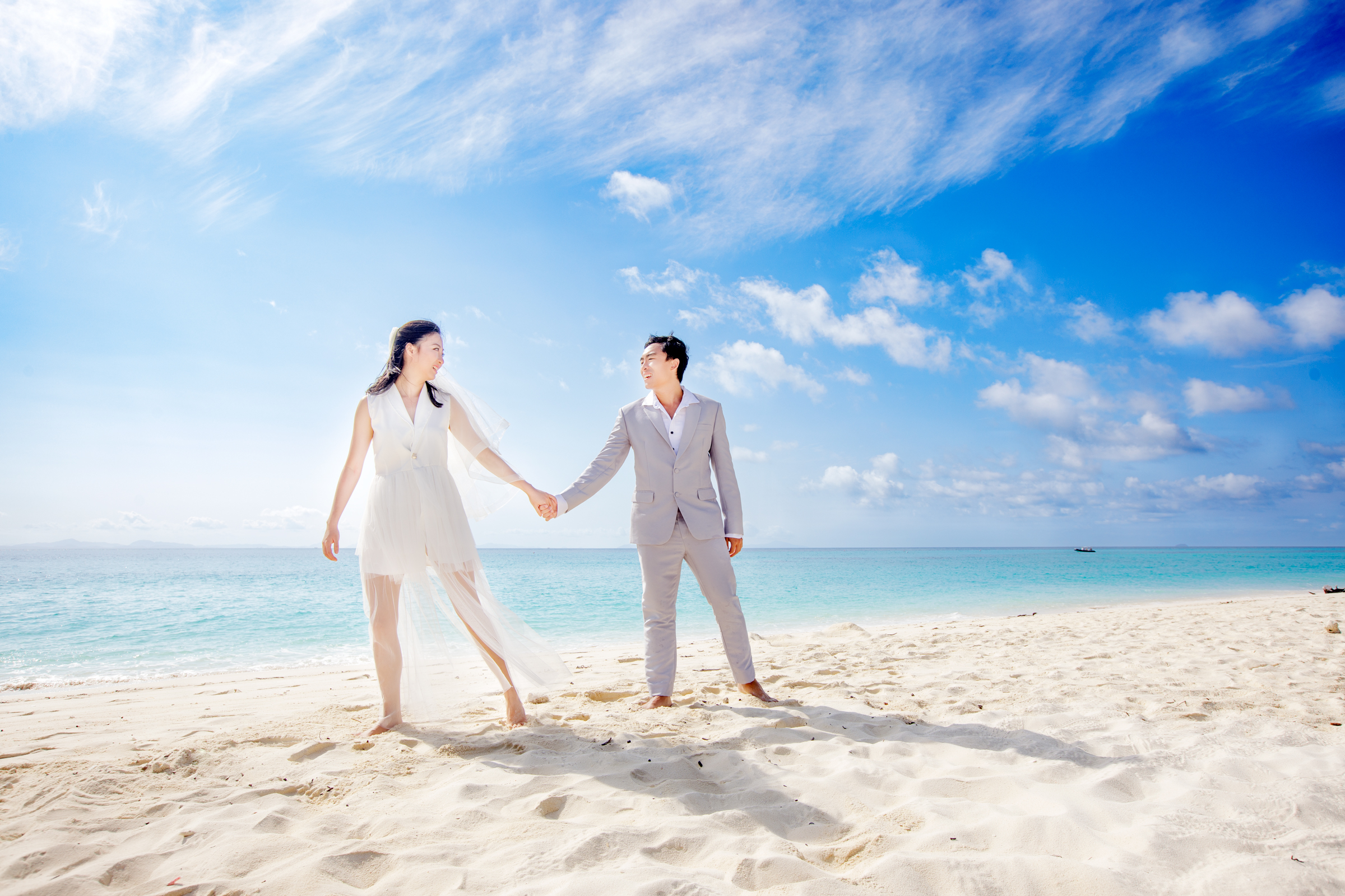 pre wedding photoshoot at Bamboo island Krabi