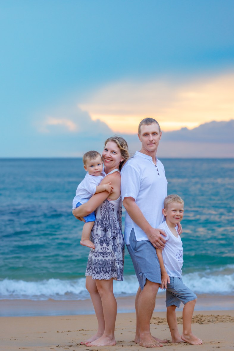 Family photography at khao lak phang nga thailand